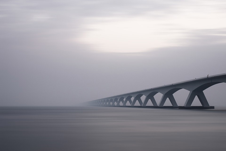 New Heavens New Earth Fifth Dimension Space, Three Fourth Fifth Dimension, Zeeland Bridge, Netherlands. intuguide.com